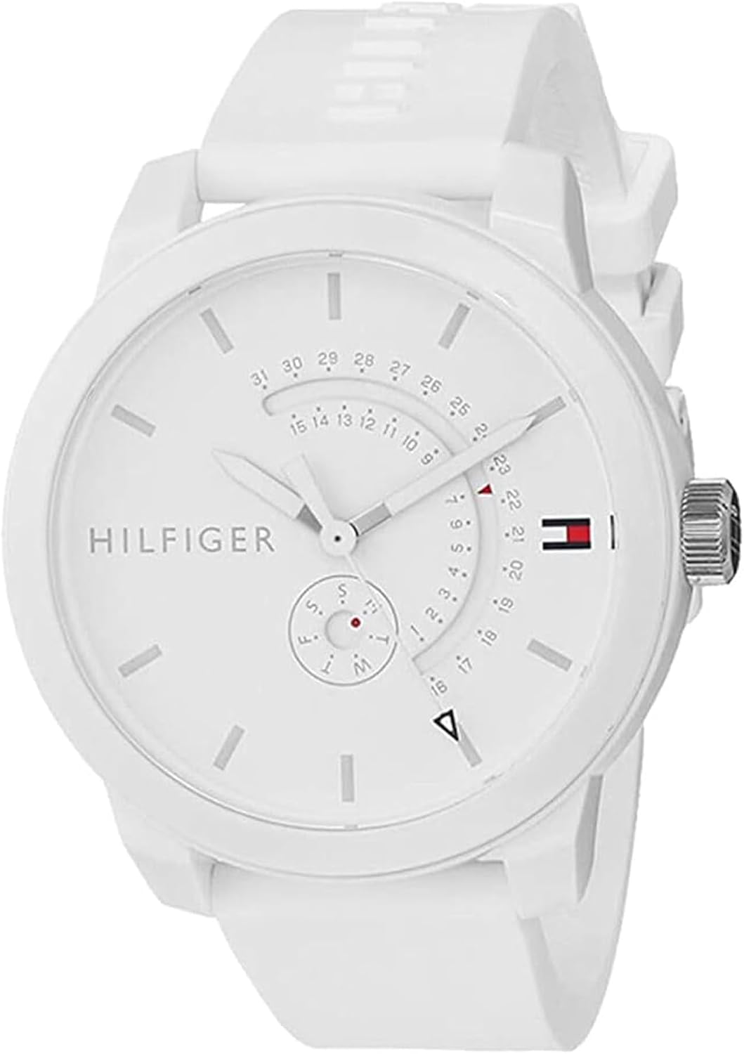 Imagen de Tommy Hilfiger Reloj Hombre Cuarzo Blanco 🎉 Resistente al Agua en OfertitasTOP
