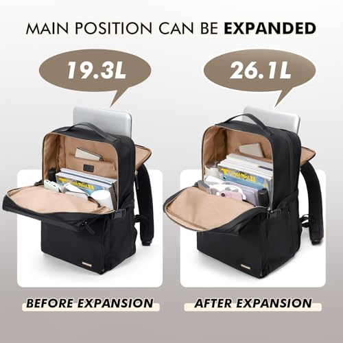 Thumbnail 1 de GOLF SUPAGS Mochila expandible para portátil de 17,3" para mujer – elegante, resistente y práctica