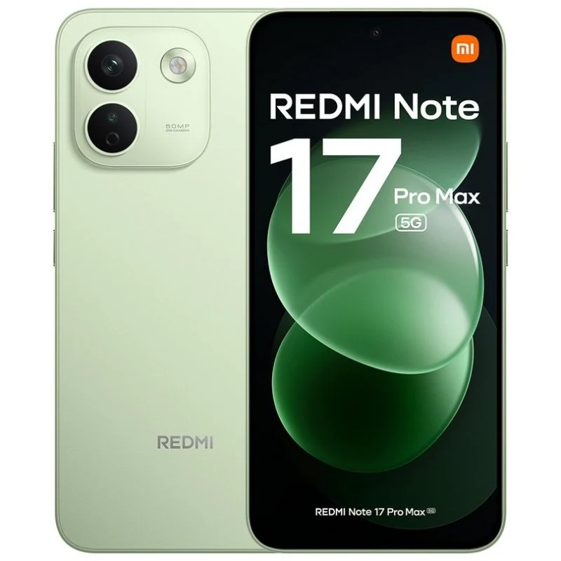 Detalle de Xiaomi REDMI Note 17 Pro Max 5G 8GB/512GB, 6.83" Verde: potencia, autonomía y IA para creadores