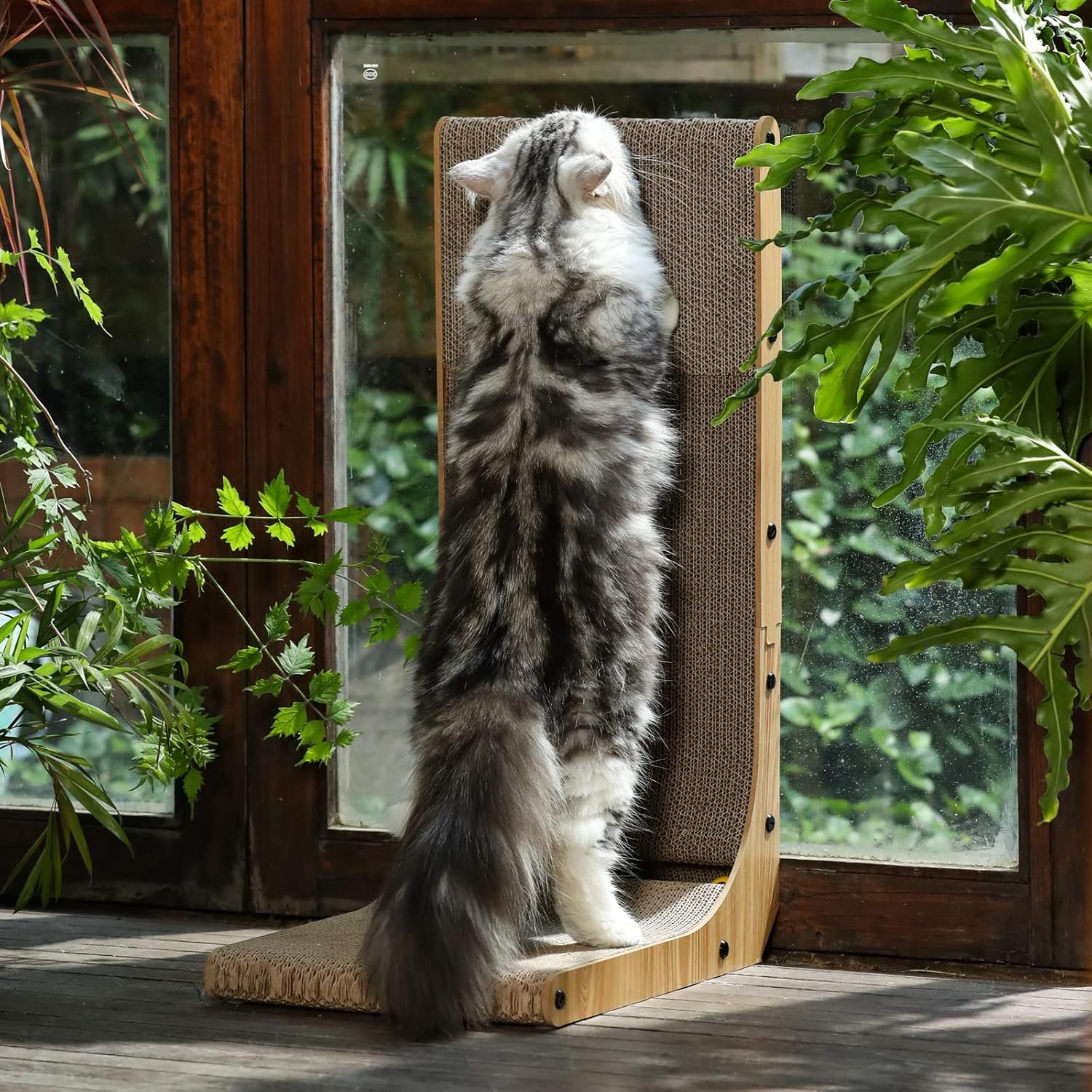 Thumbnail 5 de FUKUMARU 26.8 Inch L Shape Cat Scratcher
