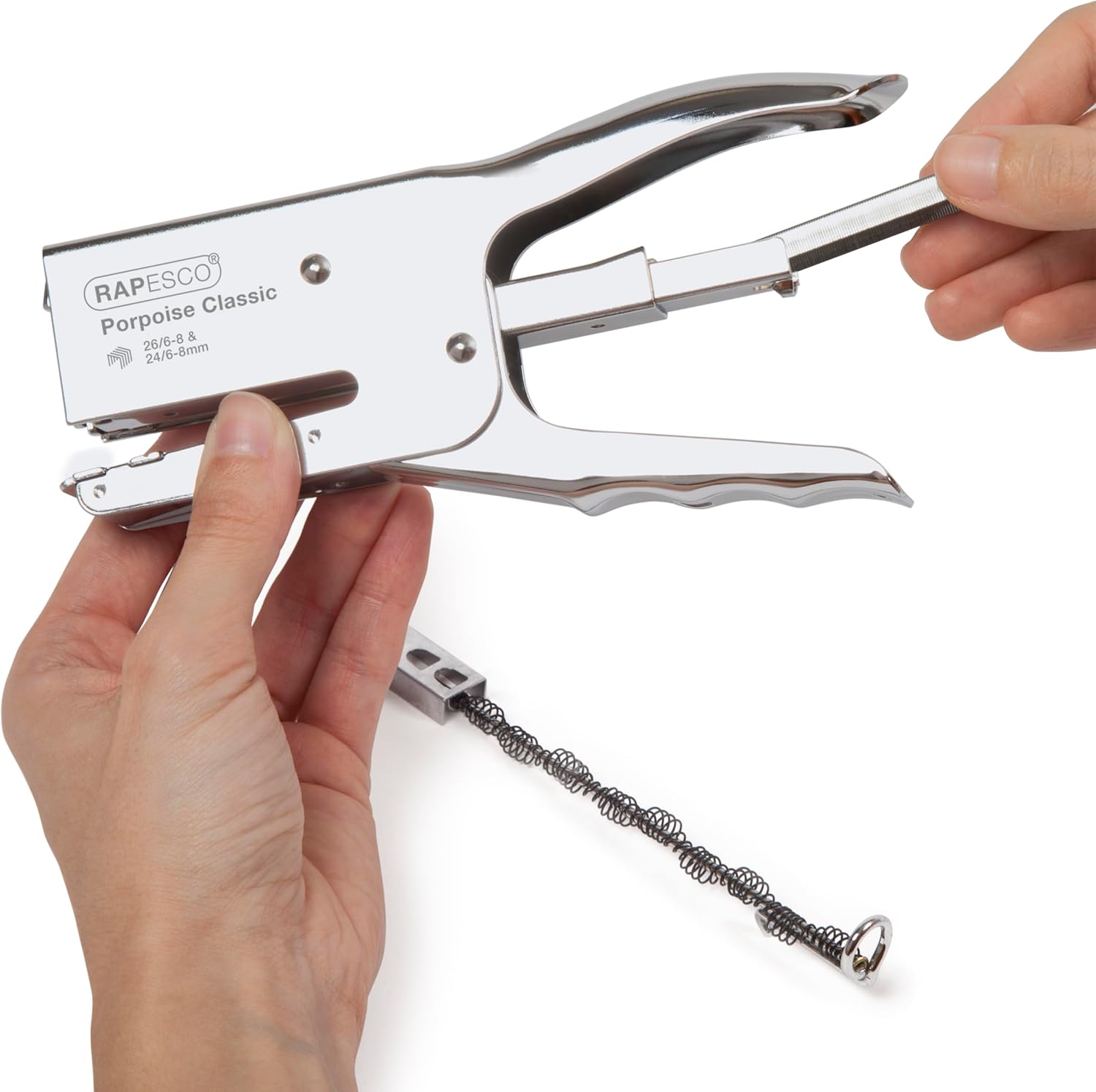 Detalle 1 de Rapesco R81000A3 Porpoise grapadora de tenaza, 45 hojas