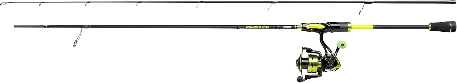 Detalle de Mitchell Colors MX Spinning Combo — Canne à pêche et moulinet pour carnassiers (perche, truite, brochet, sandre)