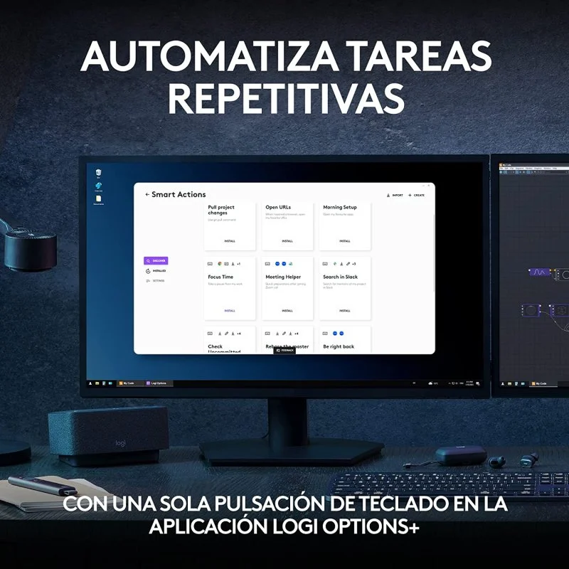 Thumbnail 2 de Logitech MX Keys S: Teclado inalámbrico de perfil bajo para escritura fluida y multitarea