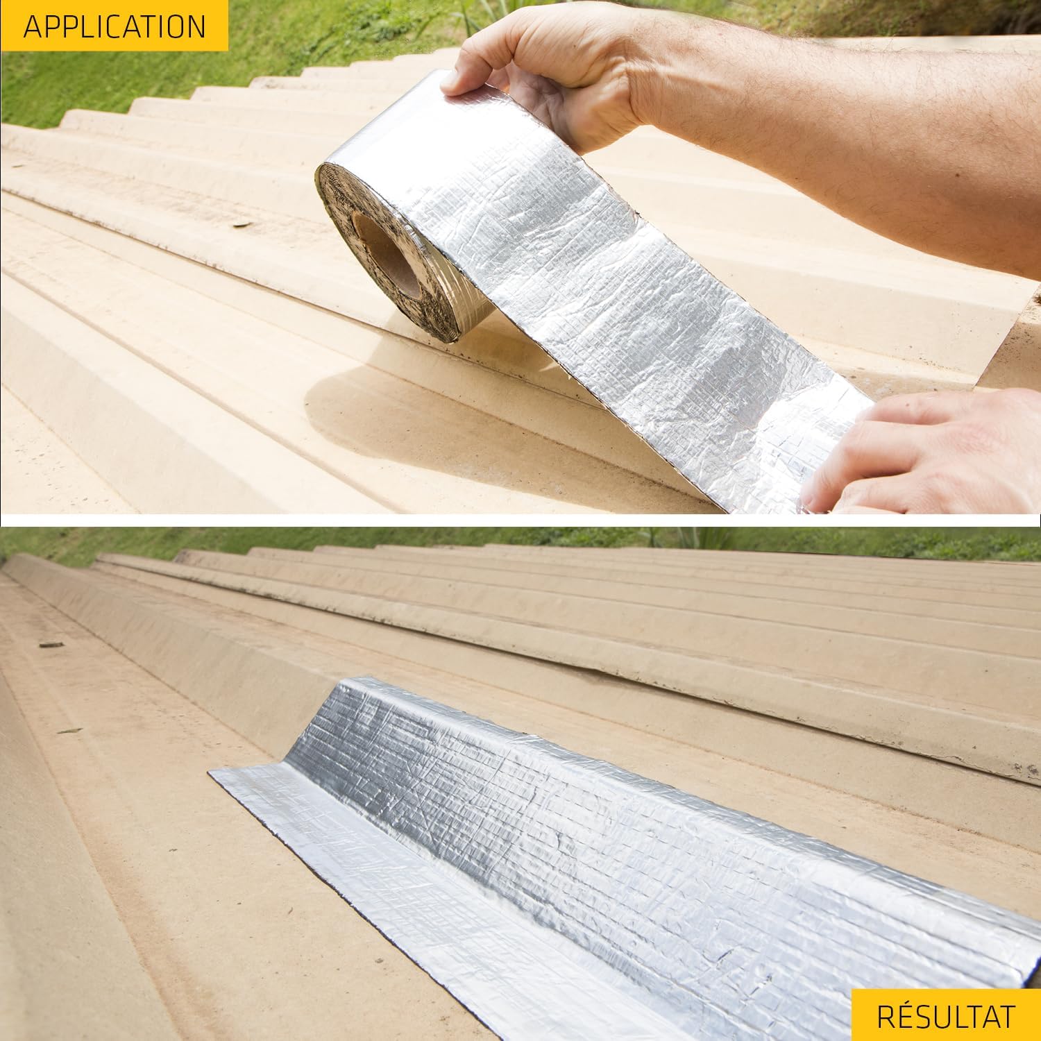 Detalle de Bande d'étanchéité autocollante SIKA Multiseal Terre Cuite 200 mm x 10 m – Multisupports