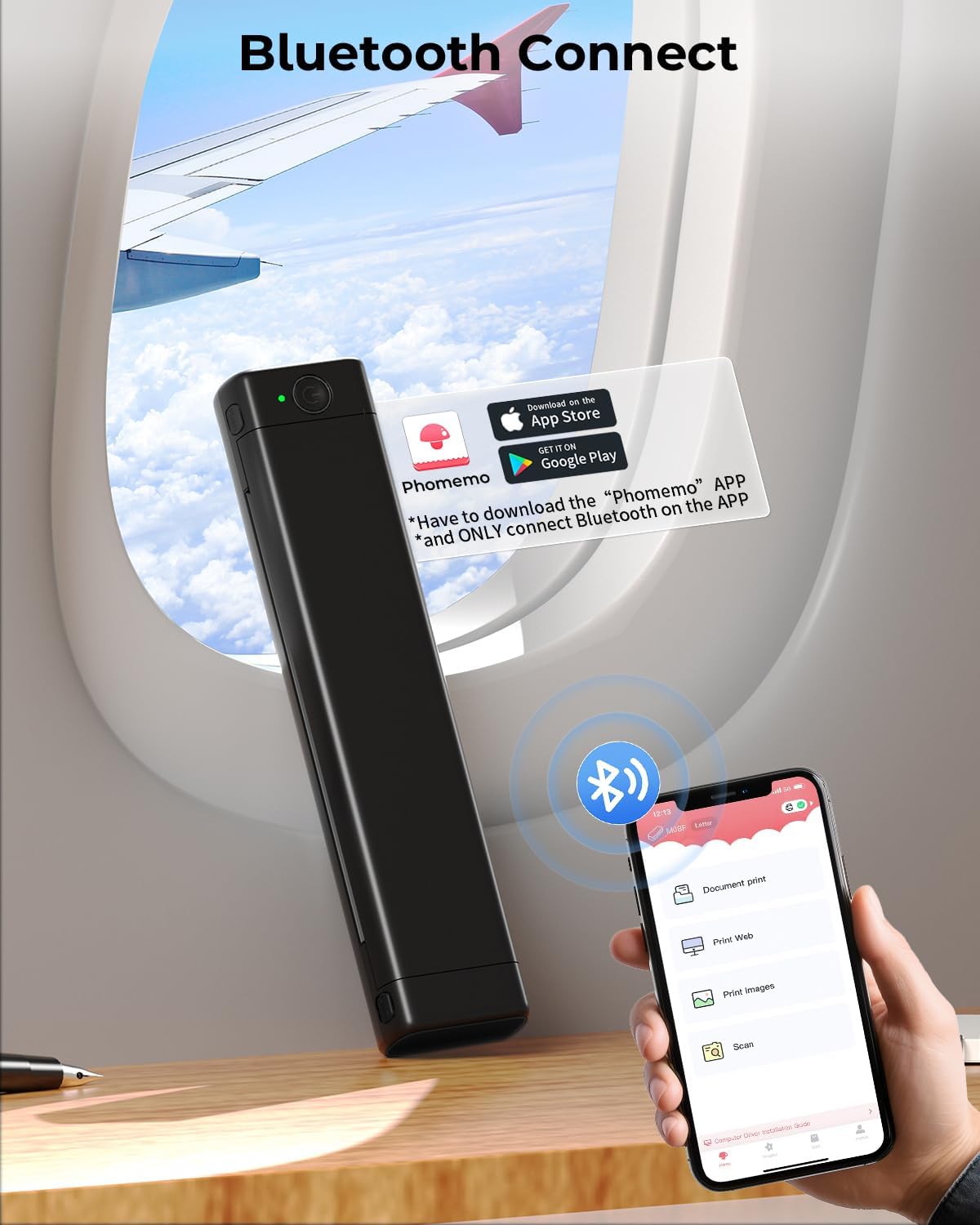 Thumbnail 1 de Phomemo M08F Portable A4 Thermal Printer 📷