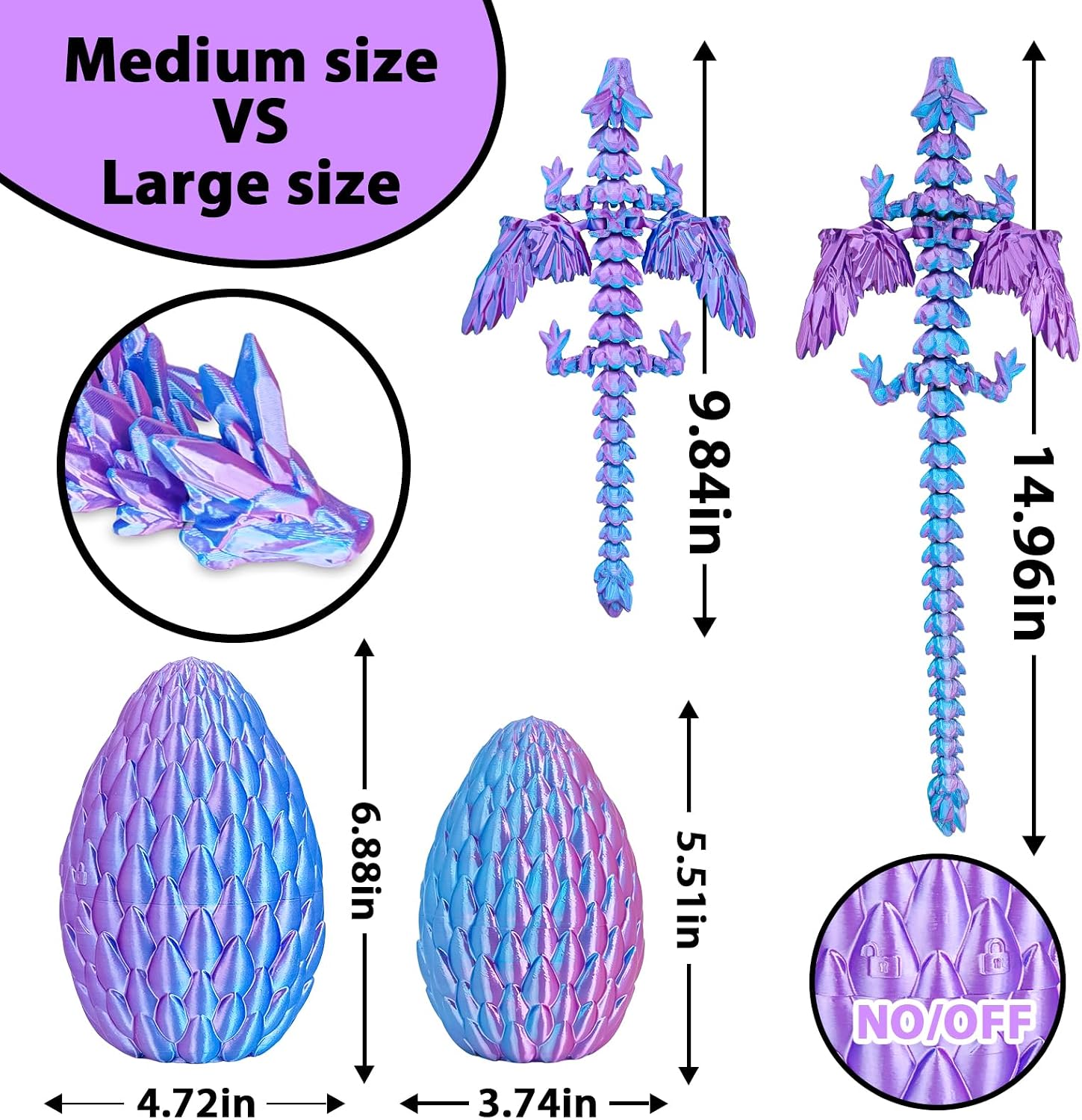 Thumbnail 4 de Winged Dragon Surprise Egg Toy