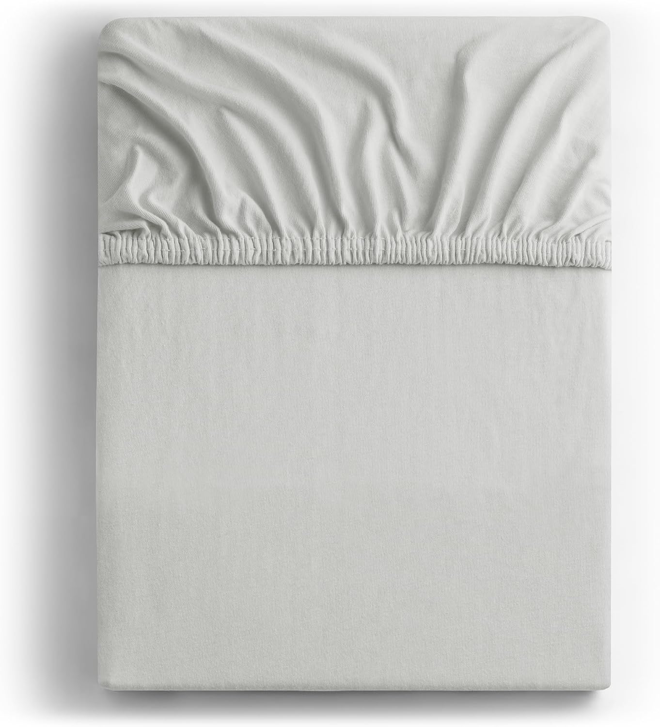 Detalle 2 de DecoKing Spannbettlaken Amber Collection 80x200 / 90x200 cm – Jersey, 100% gekämmte Baumwolle