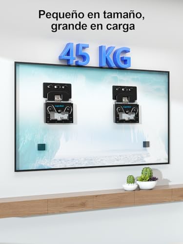 Detalle 2 de Supcline Slim Soporte Pared TV 14-80" 🖥️ Hasta 45kg