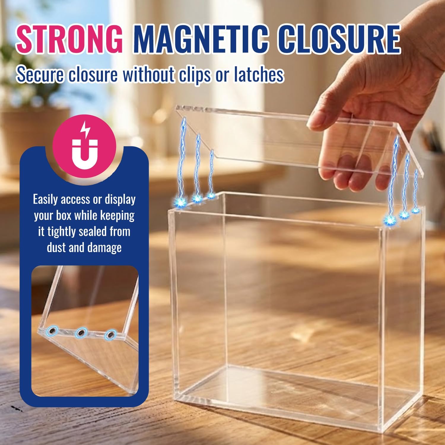 Thumbnail 2 de KISBOX ETB Acrylic Case: 5mm Display Case for Elite Trainer Boxes