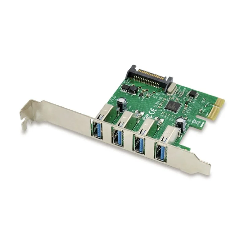 Detalle de Conceptronic Emrick U34: Tarjeta PCIe USB 3.0 de 4 puertos para PC de sobremesa