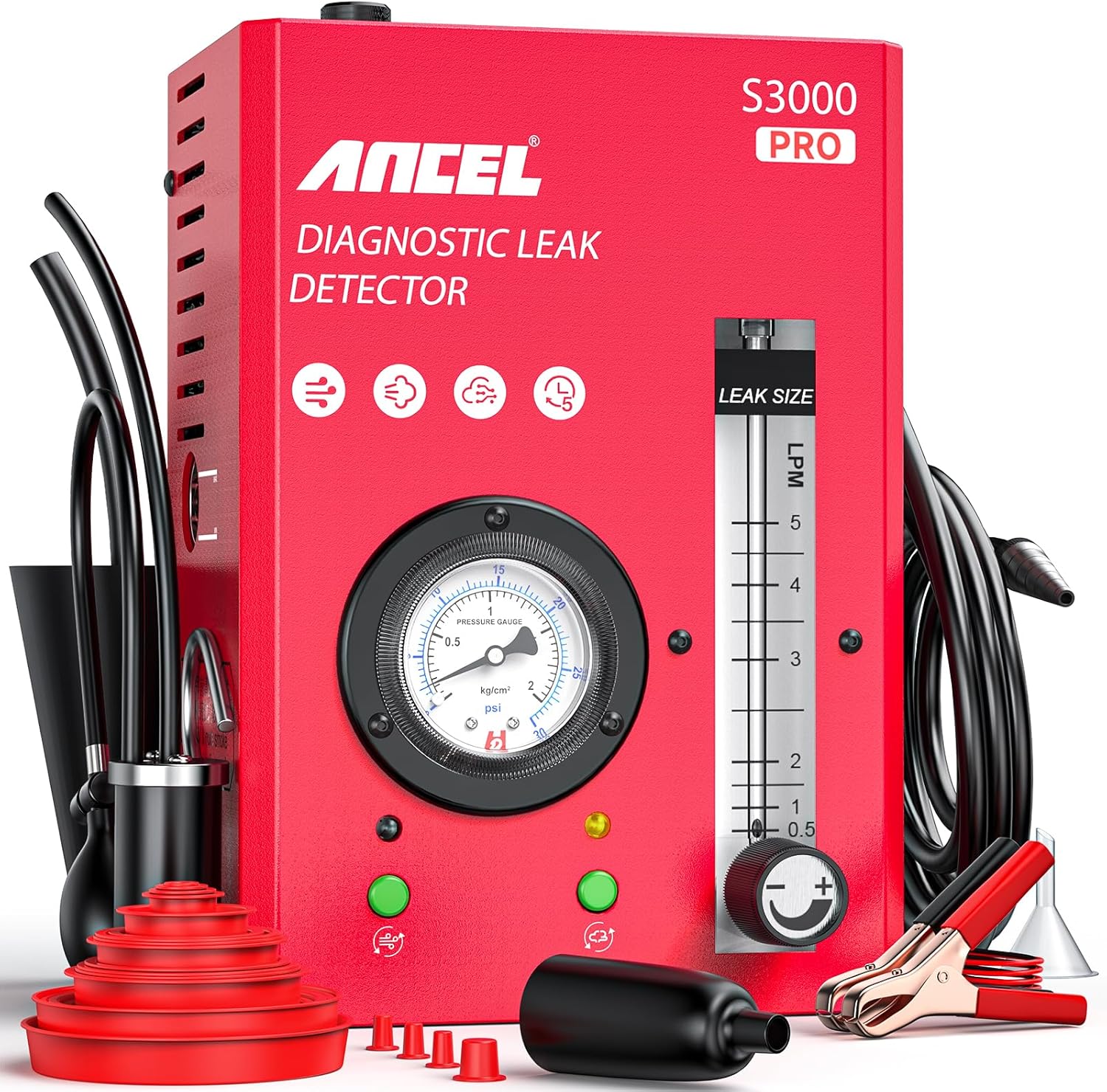 ANCEL S3000 PRO Smoke Machine 23pcs kit