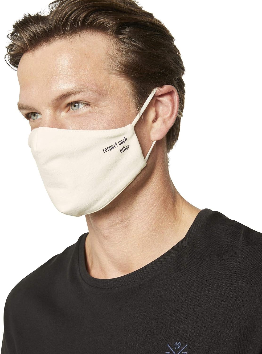 Detalle de TOM TAILOR Unisex Stoffmaske wiederverwendbar – Bequem und wiederverwendbar