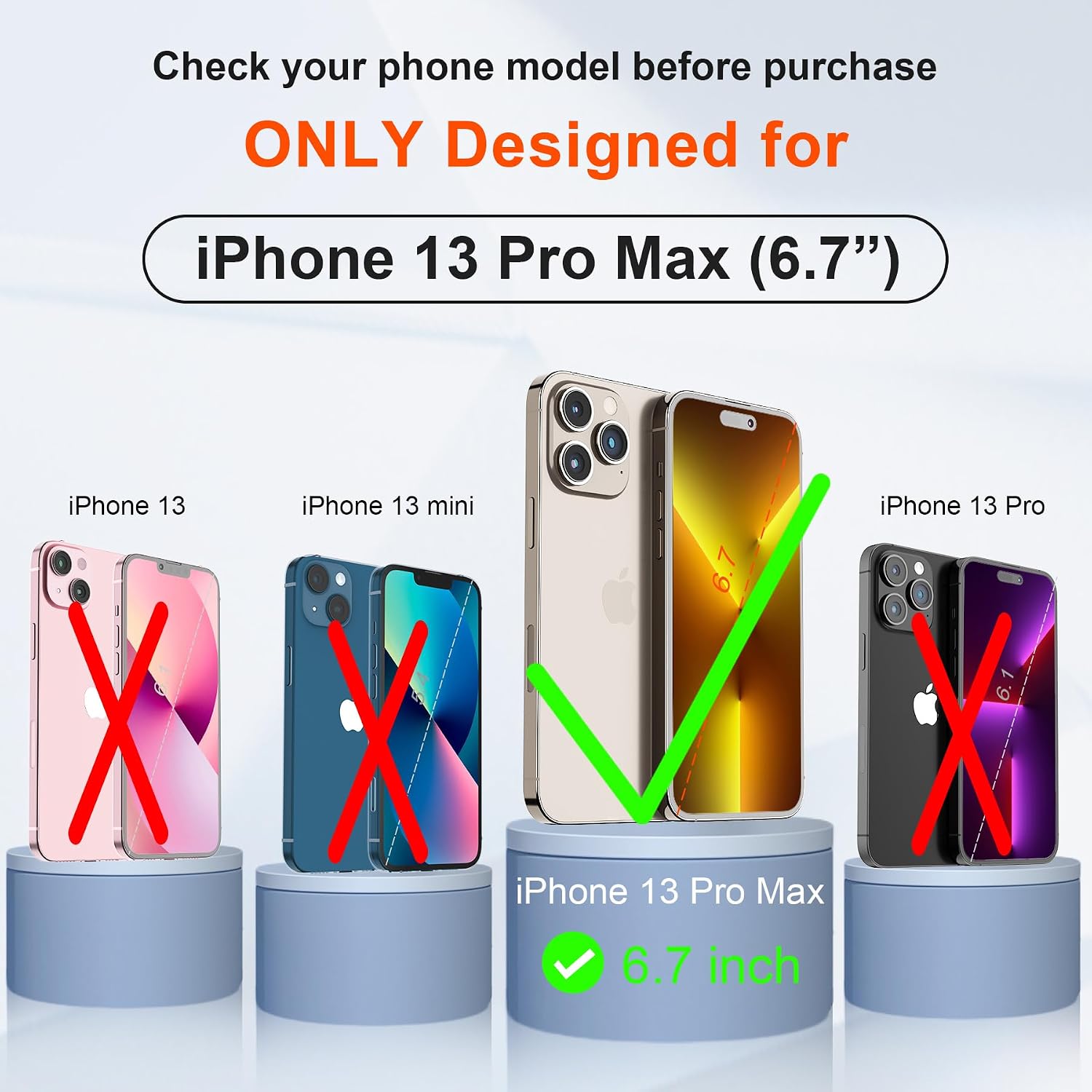 Thumbnail 1 de ORETECH Funda Magnética iPhone 13 Pro MAX con 2X Protector 🛡