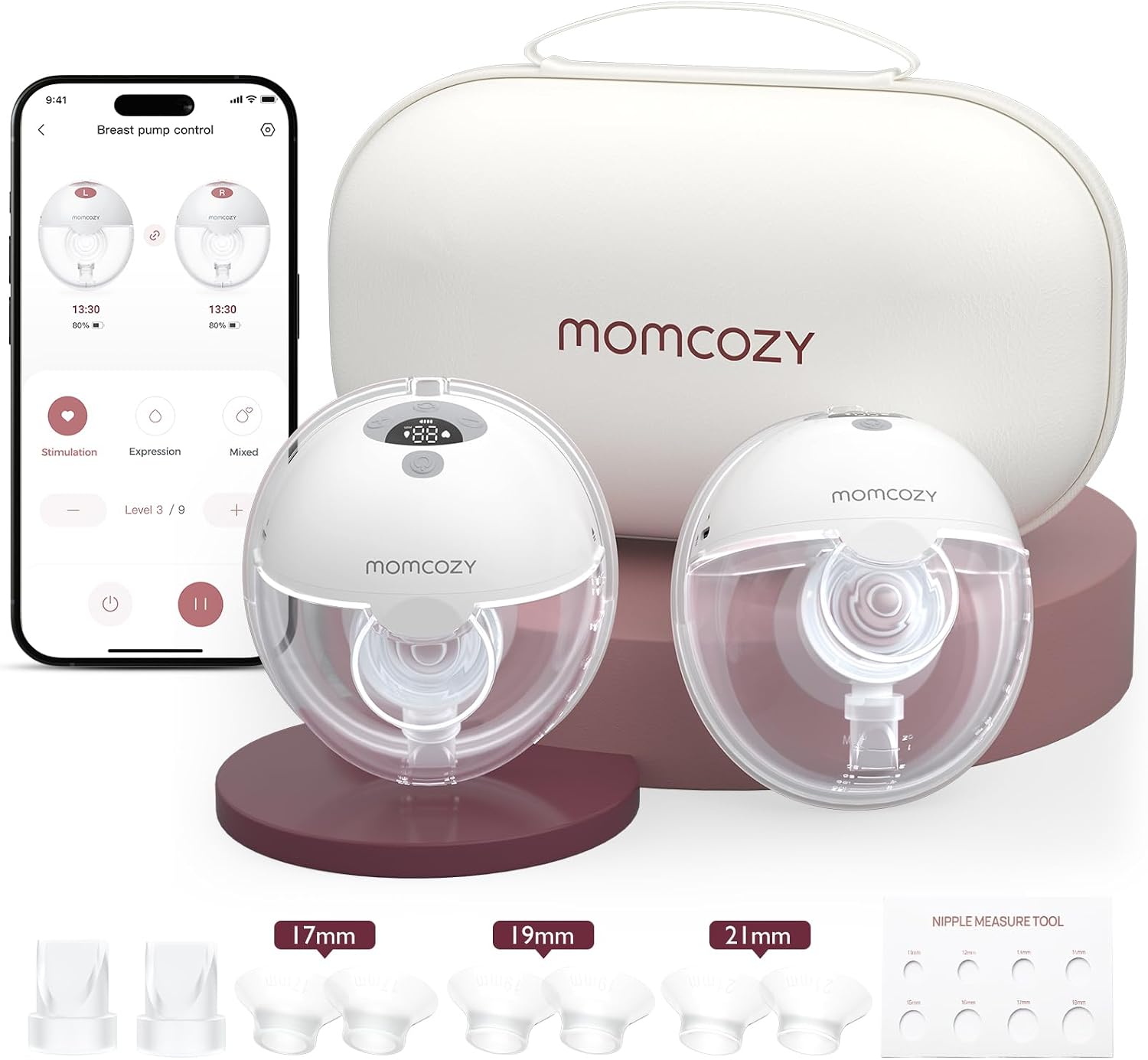 Detalle de Momcozy M5 Sacaleches inteligente 232 g