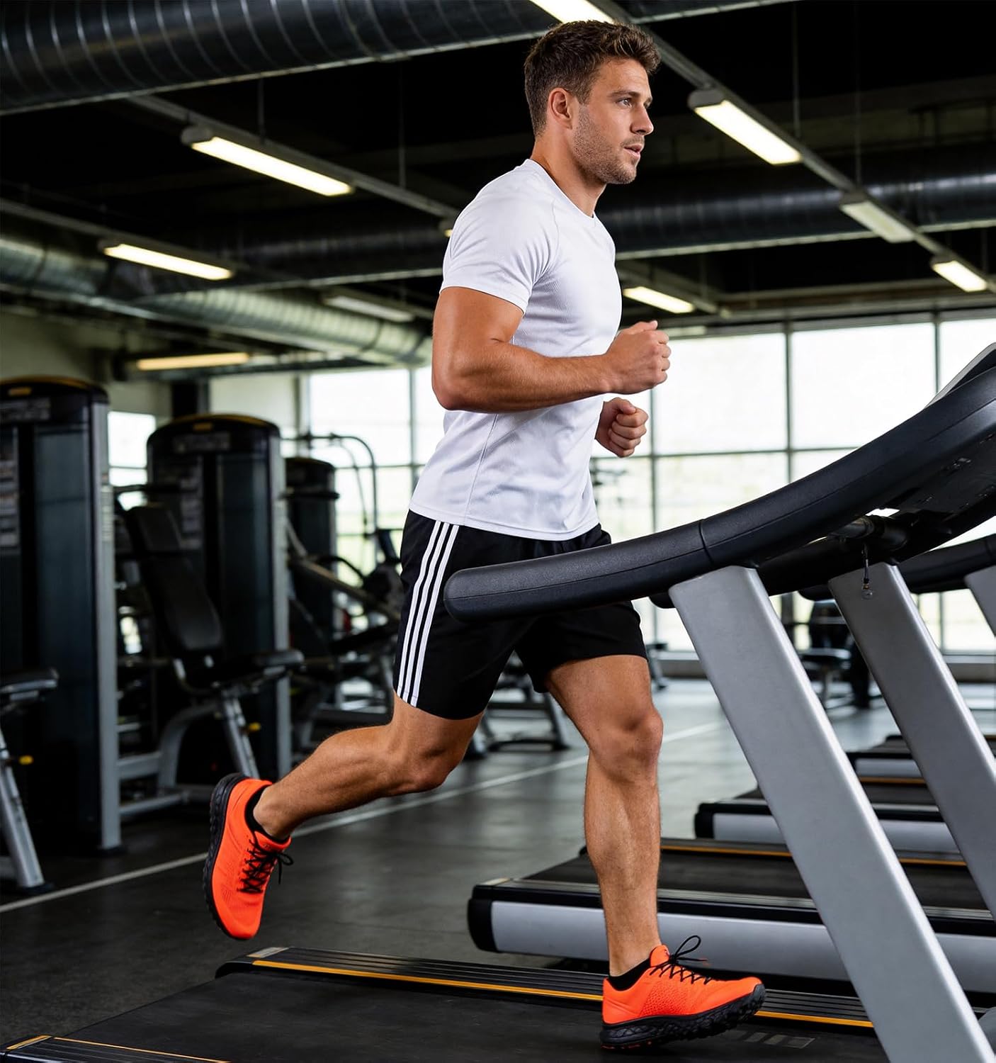 Detalle de Holure Men's Quick-Dry Sportswear T-Shirts: Breathable, Moisture-Wicking 4-Way Stretch Tops