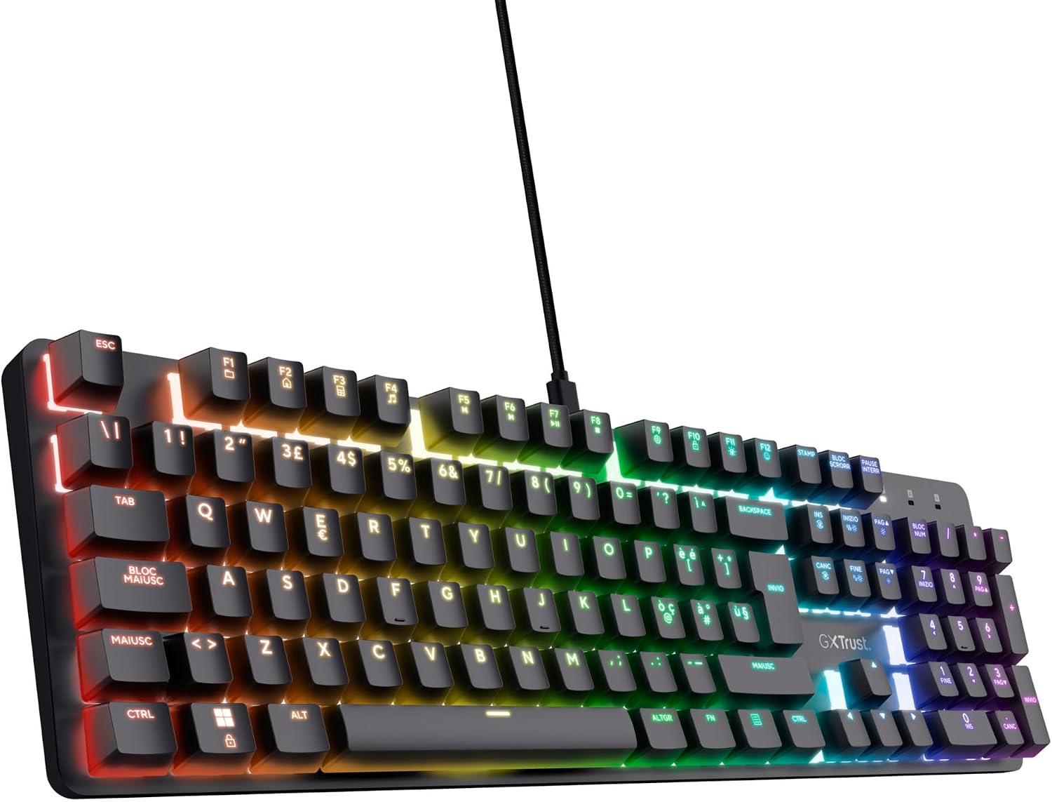 Detalle de GXTrust 871 Zora tastiera meccanica 1,8 m