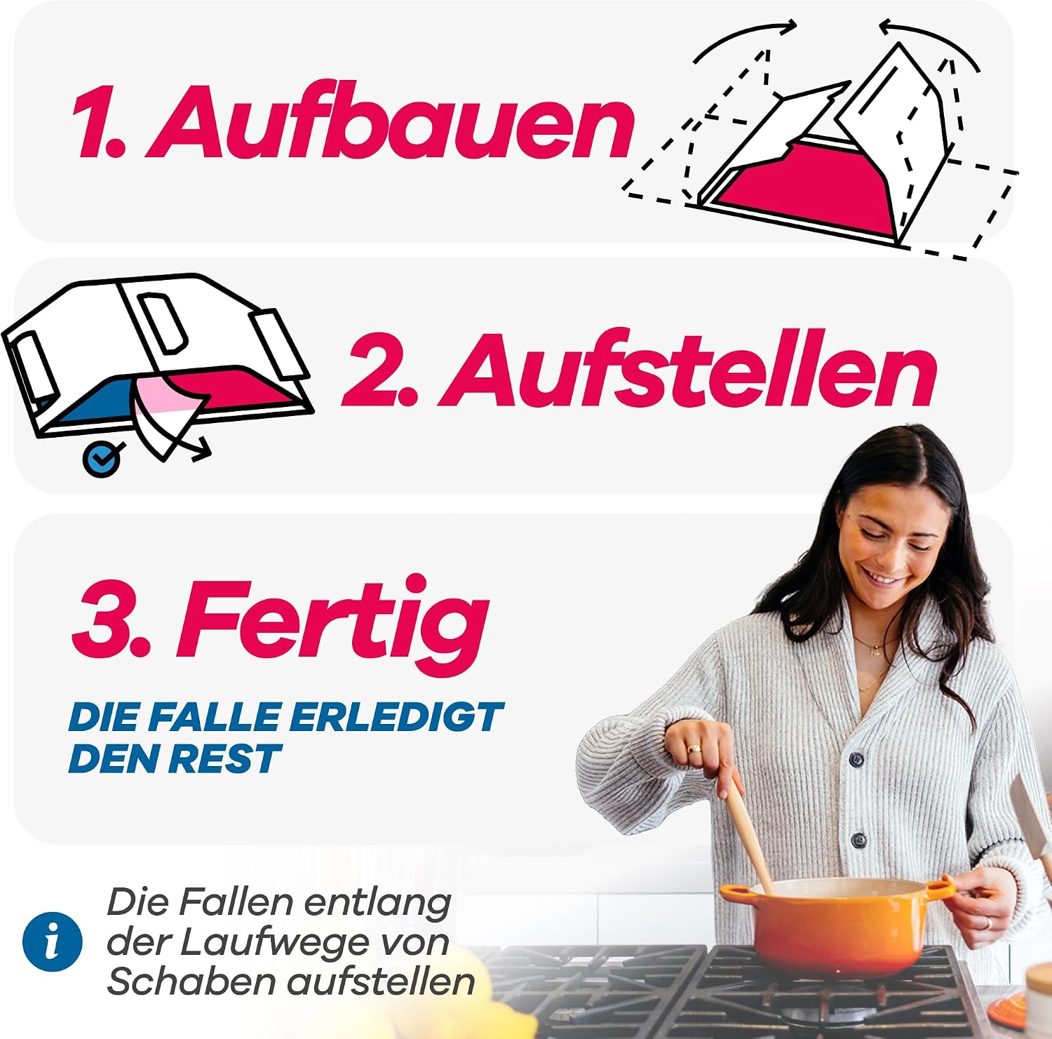 Detalle 2 de Gerobug Schabenfalle, 12 Stück