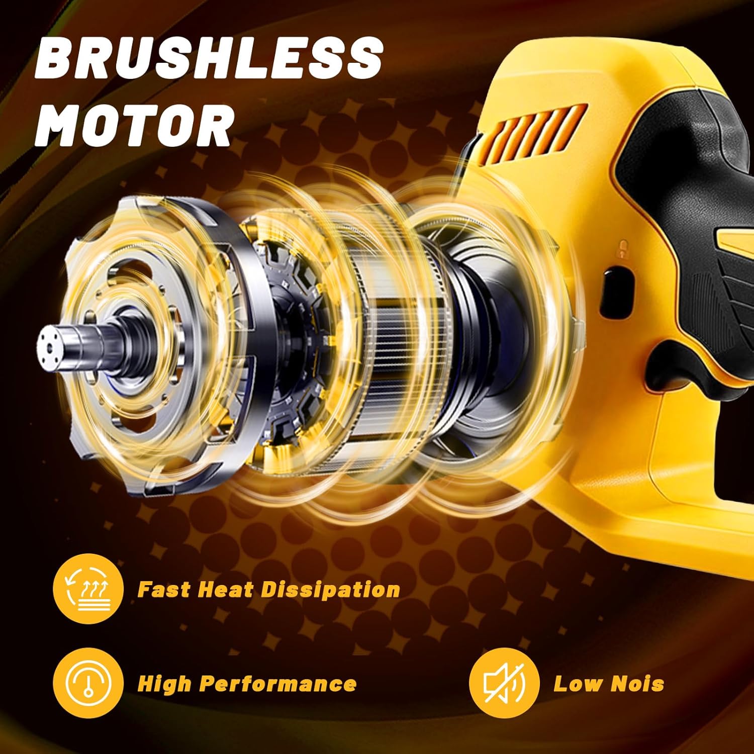 Thumbnail 3 de Reciprocating Saw Compatible with Dewalt 18V/20V (No Battery) – Brushless Cordless Wood and Metal Cut