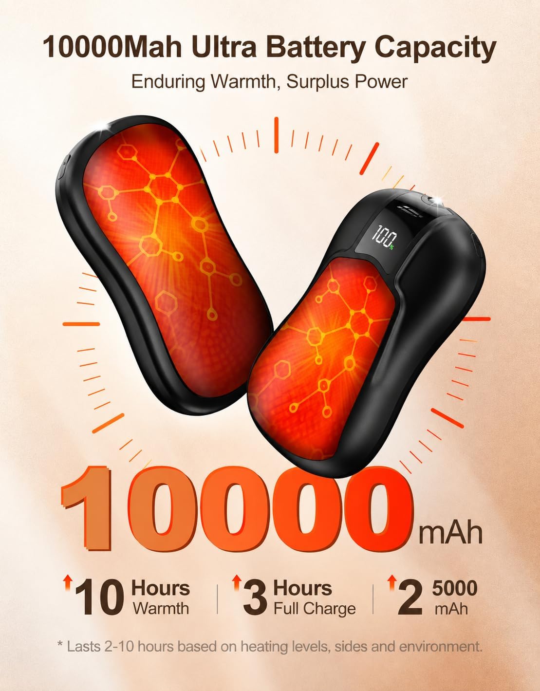 Detalle 1 de Rechargeable Hand Warmers 10,000mAh