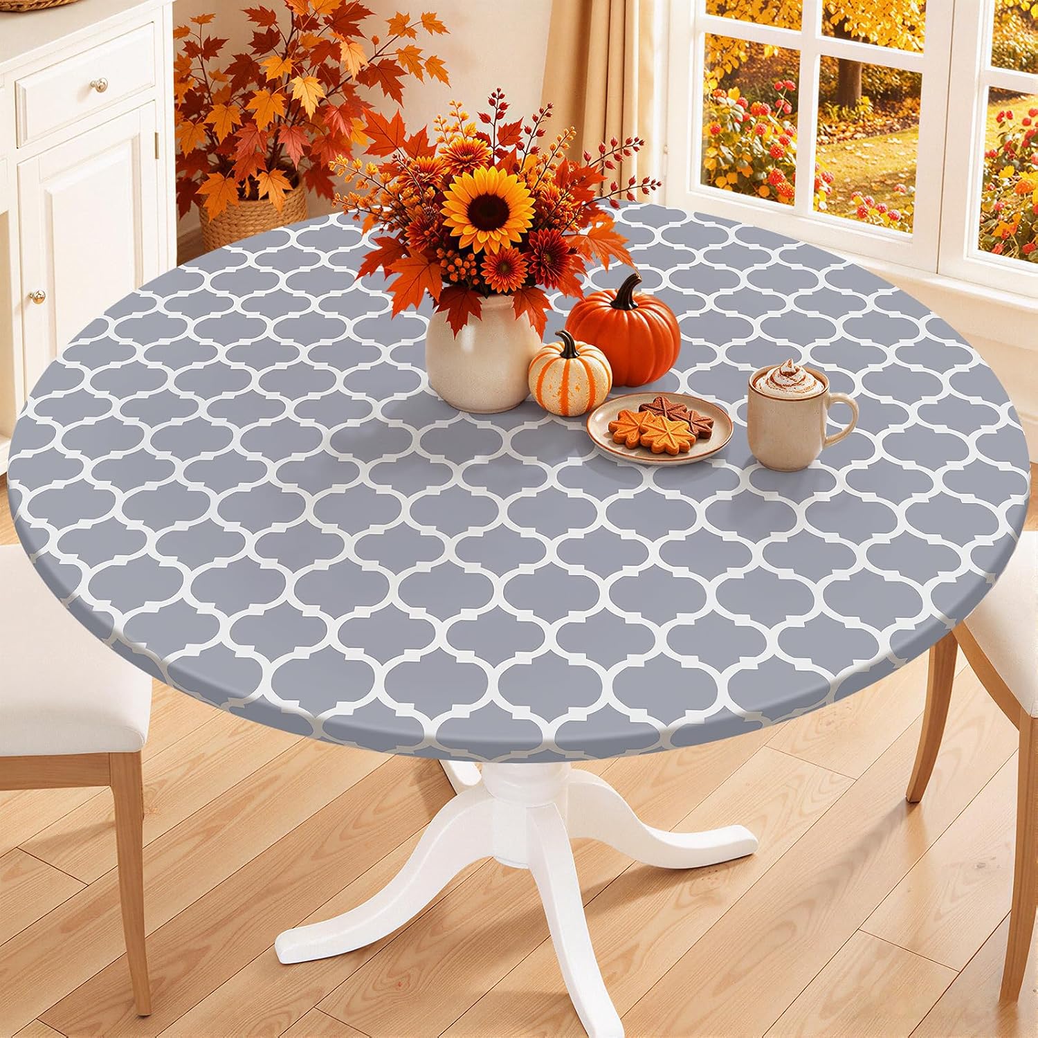 Detalle de Smiry Round Picnic Tablecloth for 36 to 44 in