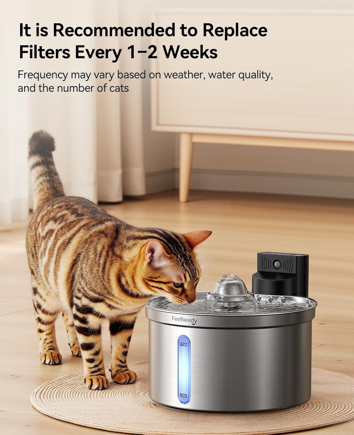 Detalle 2 de 6 Pack Filter for Cat Water Fountain 3.5L 🐱