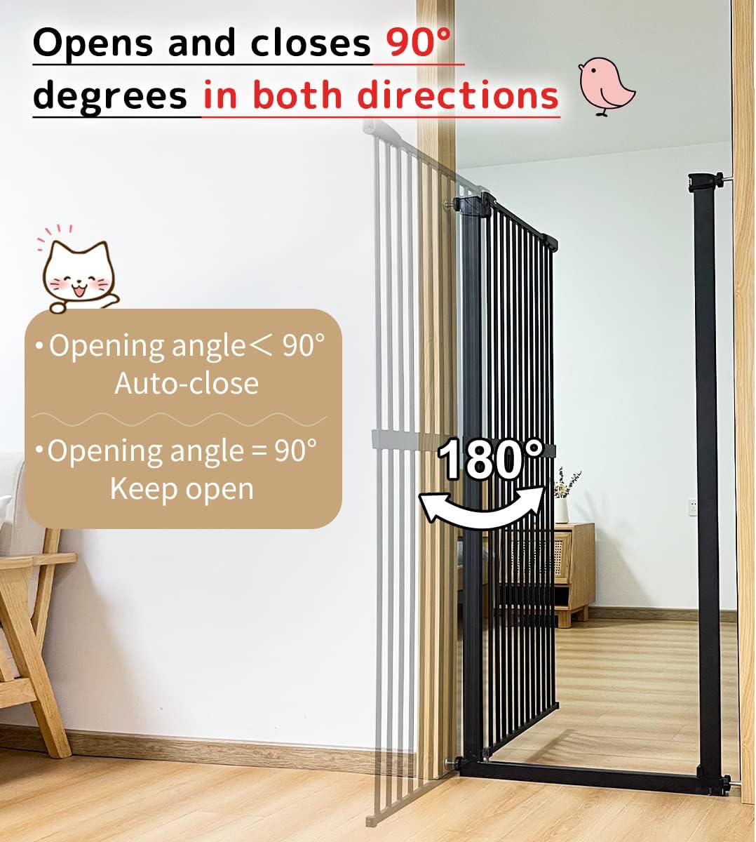 Thumbnail 6 de Lumizone Pet Gate 61.02-Inch