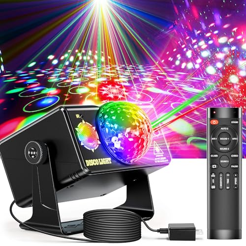 Detalle de OIEZISRO Party Lights: Upgraded 3-in-1 Disco Light for Parties and Events