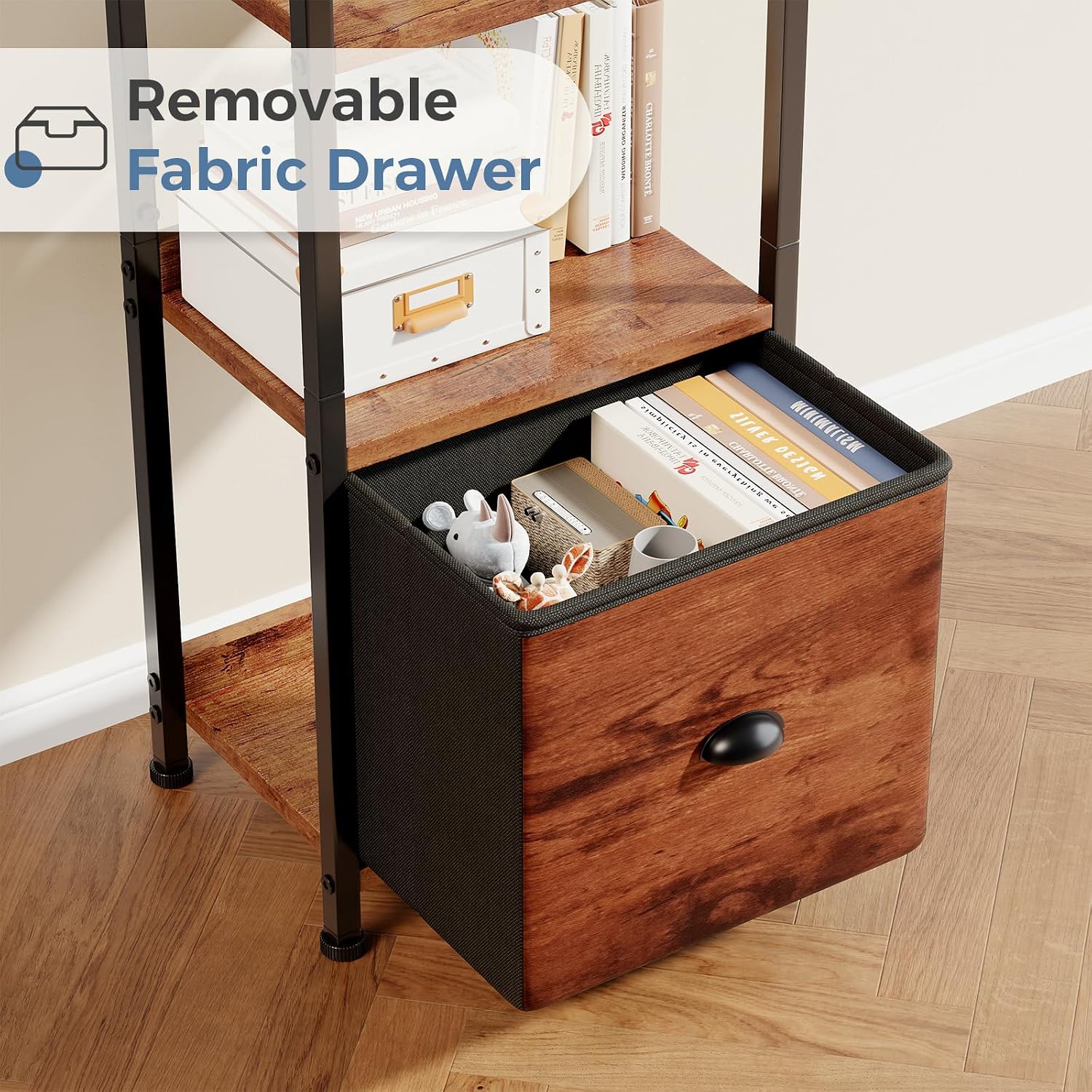 Detalle 1 de DUMOS Bookshelf, 4-Tier