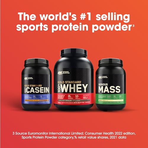Detalle de Optimum Nutrition Serious Mass Weight Gainer Pulver – Vanille, 2,73 kg (8 Portionen)