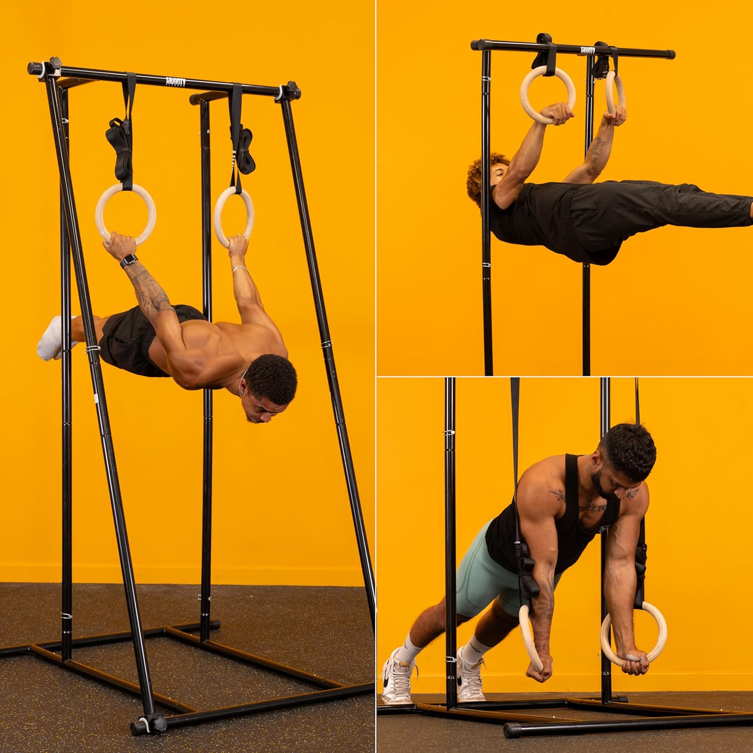 Thumbnail 4 de Gravity Fitness wooden gymnastic rings 350 kg
