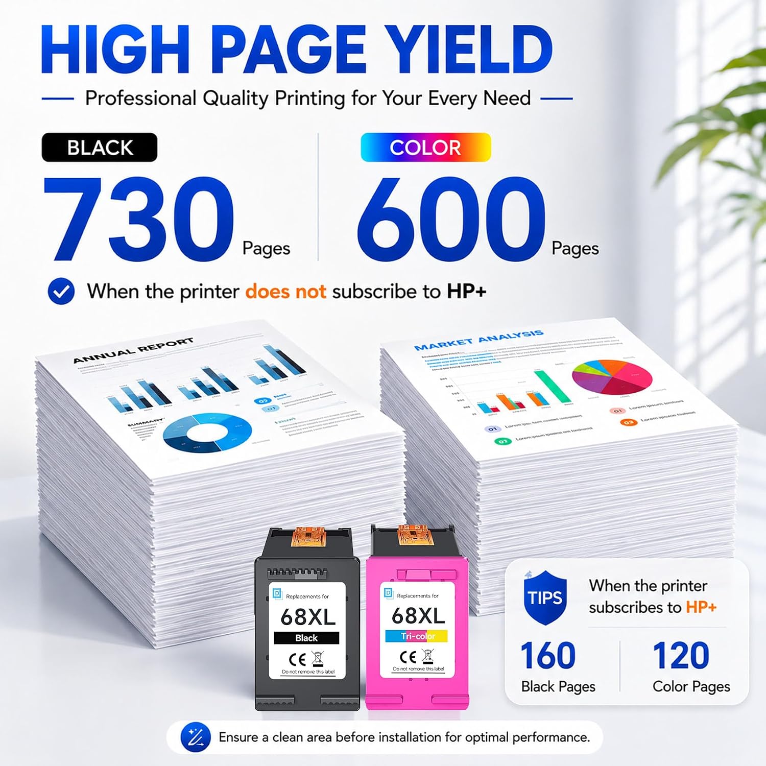 Detalle de Compatible Ink Cartridges 68XL