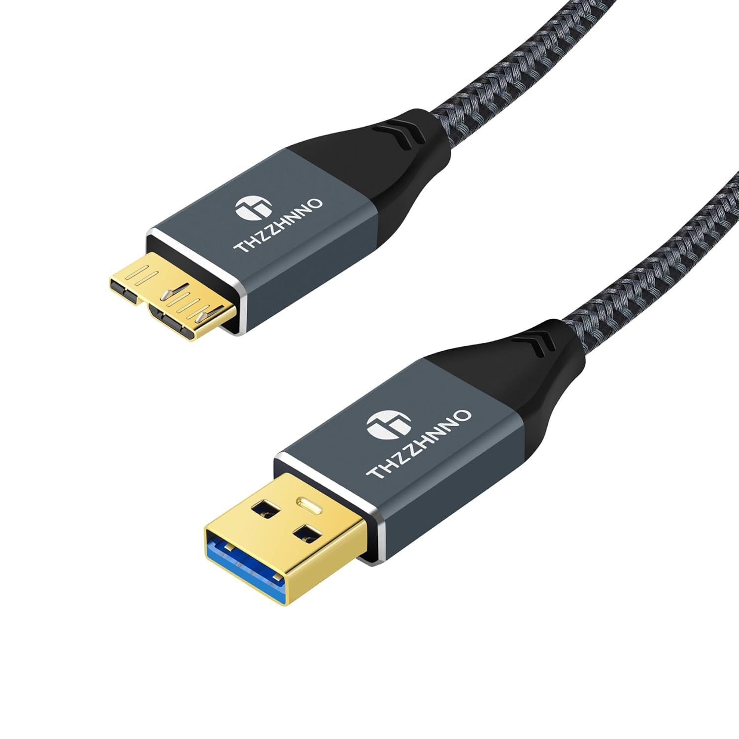 Detalle 2 de USB 3.0 Micro-B Kabel 1 m (Typ A auf Micro B) mit 5 Gbit/s für Samsung Galaxy S5/Note 3 & USB-3.0 Festplatten