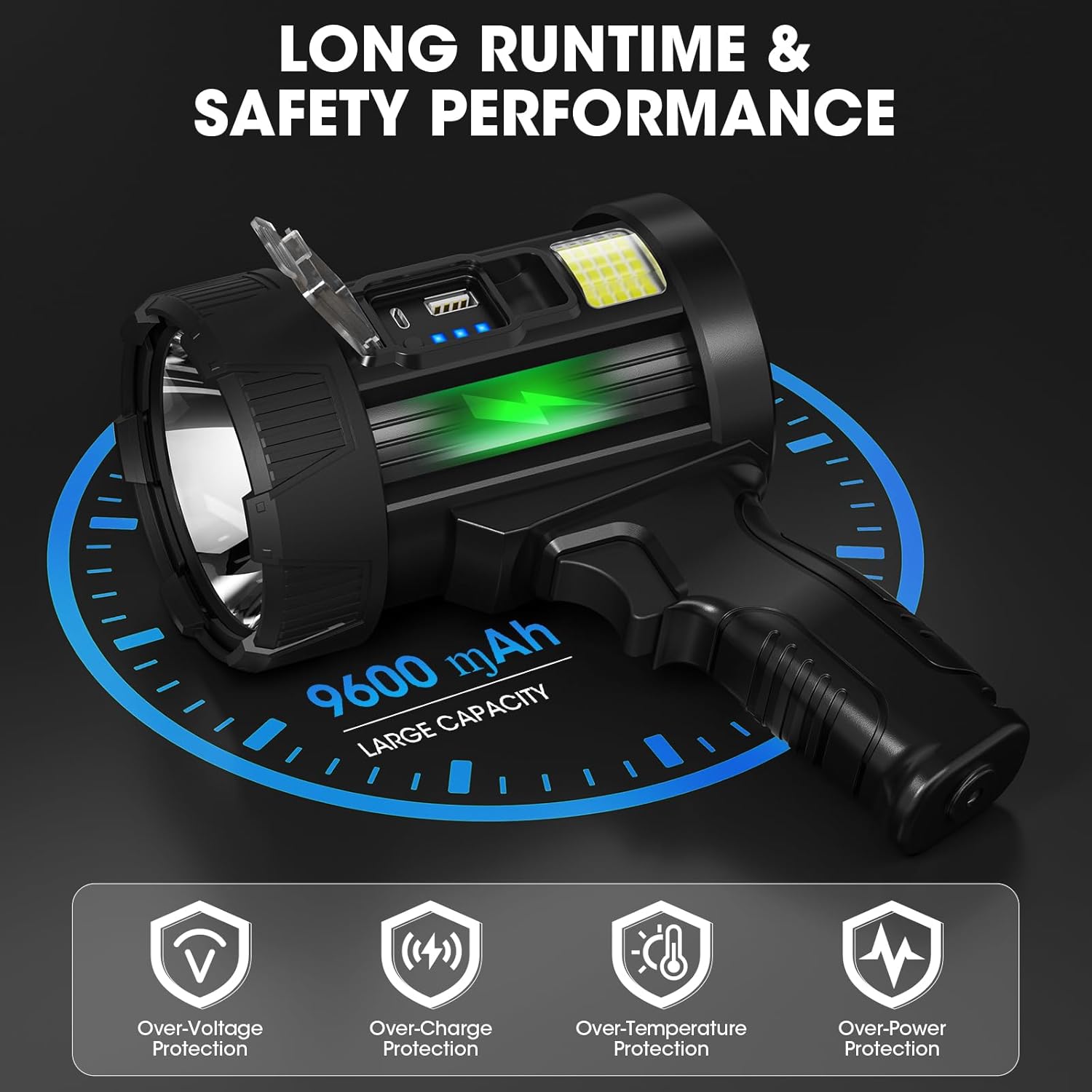 Detalle 2 de Kmivo 99000-lumen spotlight