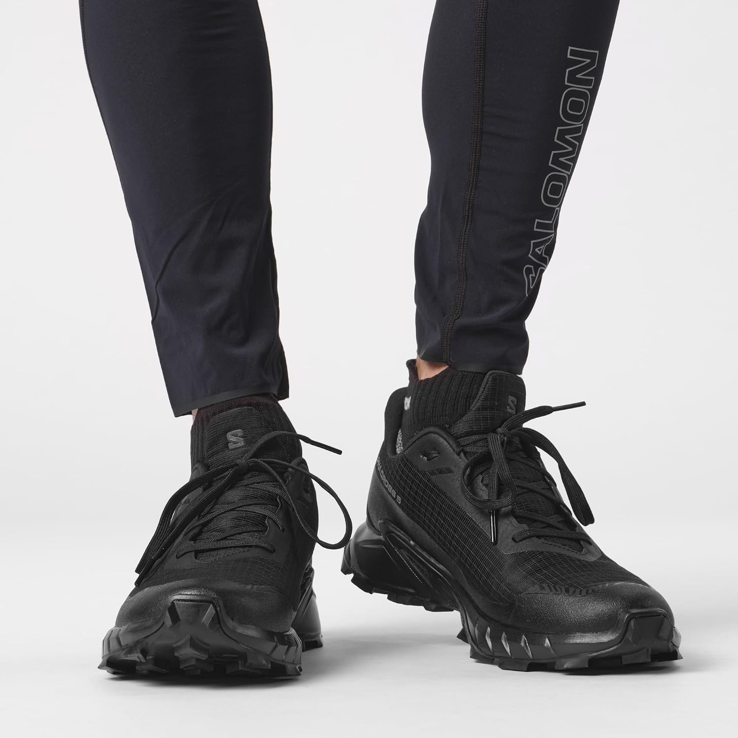 Detalle de Salomon Alphacross 5 Gore-Tex Herren Trail-Laufschuh