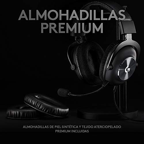 Detalle 2 de Logitech G Pro X Auriculares Gaming con cable y micrófono Blue VO!CE (DTS Headphone:X 7.1, Pro-G 50 mm)