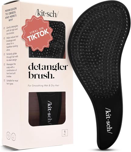 Detalle de Kitsch Brosse démêlante – Brosse à cheveux doux