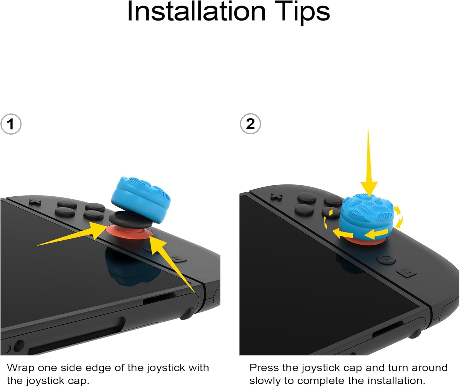 Thumbnail 6 de Switch 2 thumb grips 4-pack, 7.5mm cushions