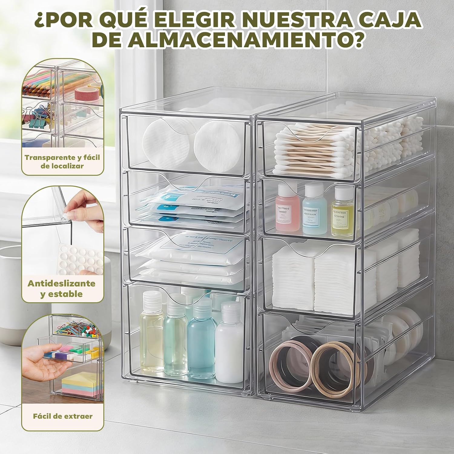 Detalle de Ribech Organizador de Escritorio 8 Piezas