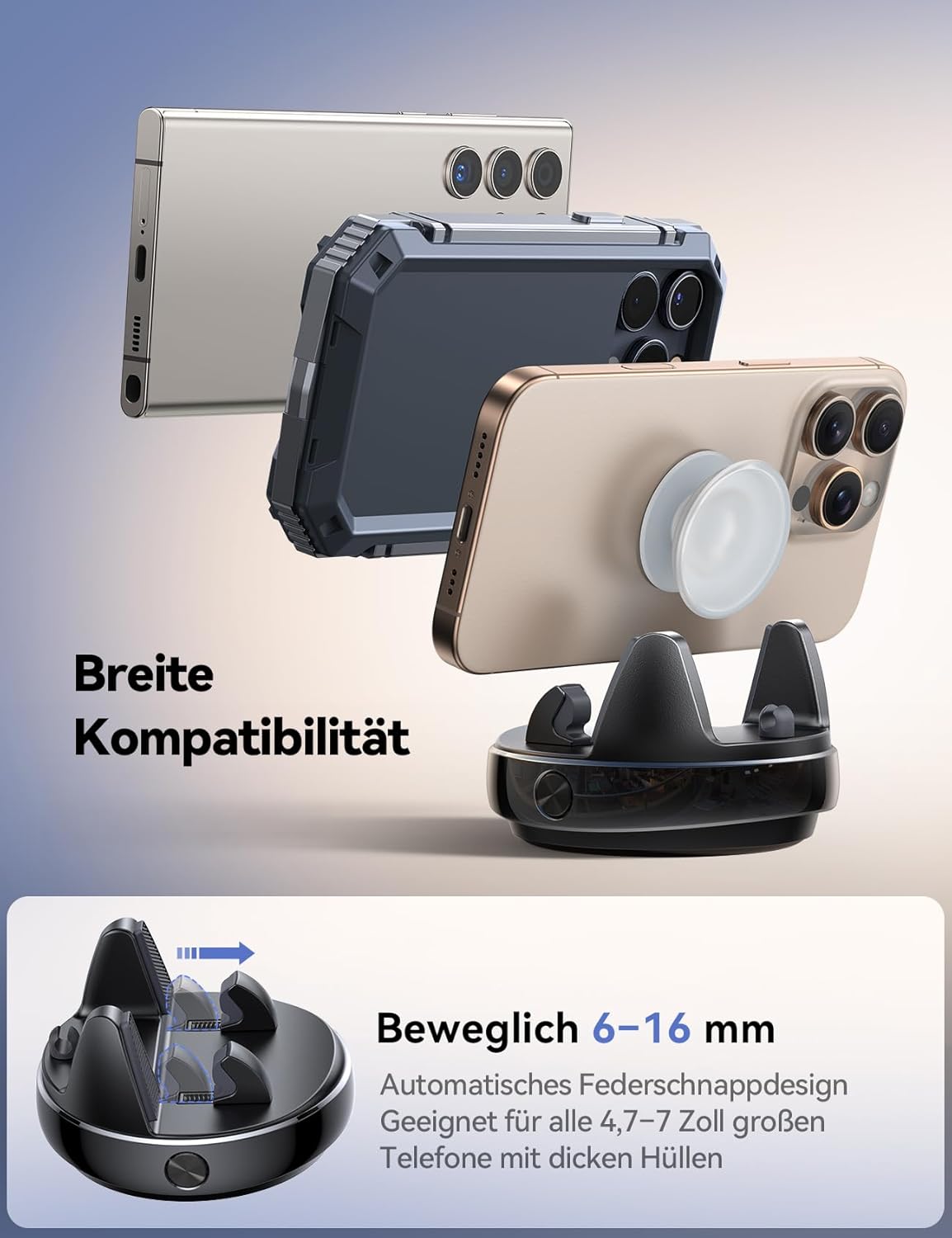 Thumbnail 2 de JOYROOM Handyhalterung Auto Armaturenbrett 360°