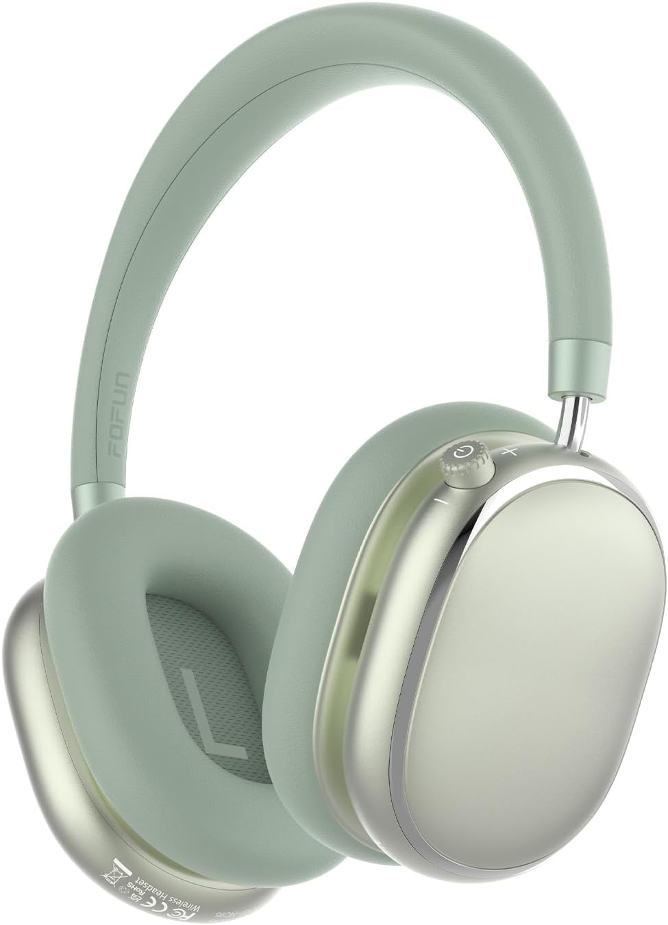 Detalle de NC95 Hybrid Active Noise Cancelling Headphones with Knob Control (120H) – Bluetooth 6.0 Over-Ear ANC