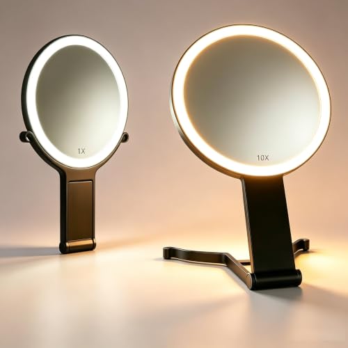 Detalle de Junyaoxuan Double-Sided Magnifying Mirror 10x