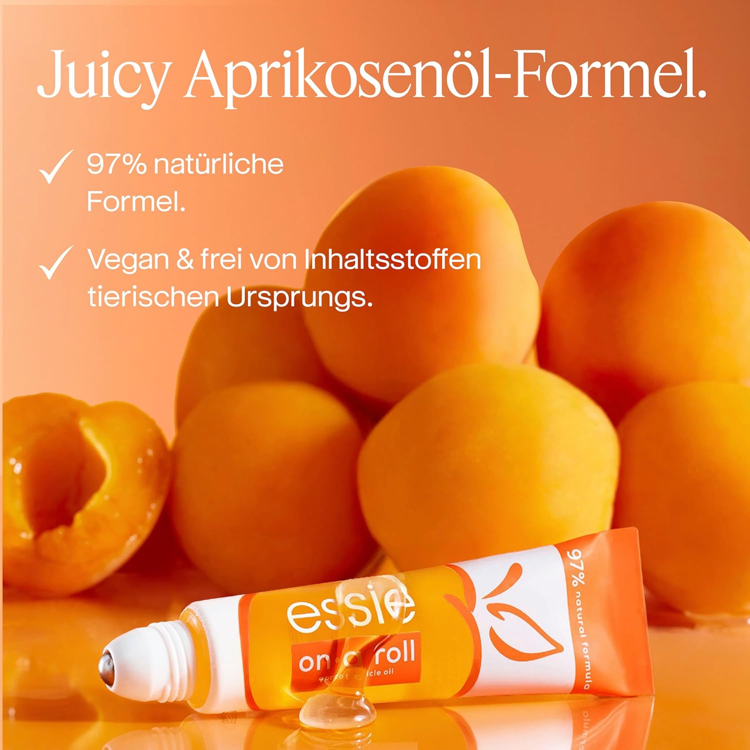 Thumbnail 4 de Essie On a Roll Apricot Nagelhautöl – kompakt roll-on für Feuchtigkeit und Pflege der Nägel