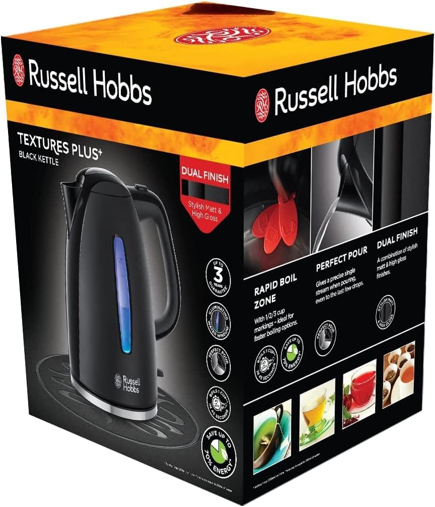 Thumbnail 4 de Russell Hobbs Textures 1,7 L hervidor 2400 W