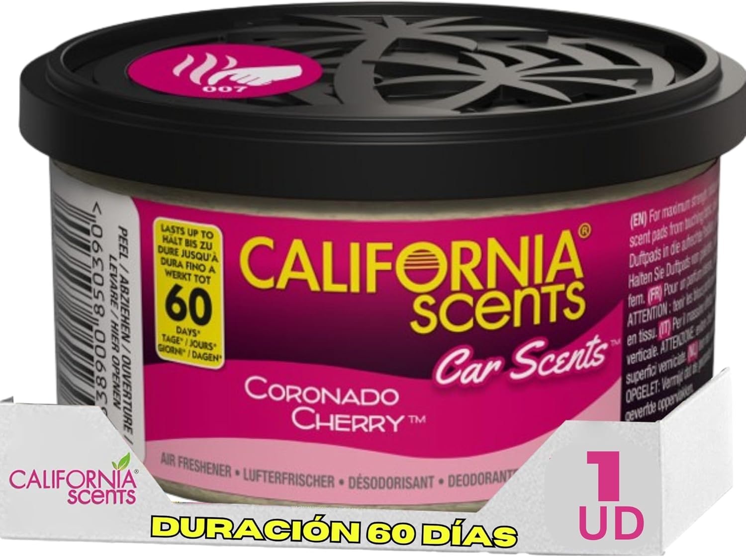 Detalle 2 de California Scents Ambientador de coche 4 Pack 60 días
