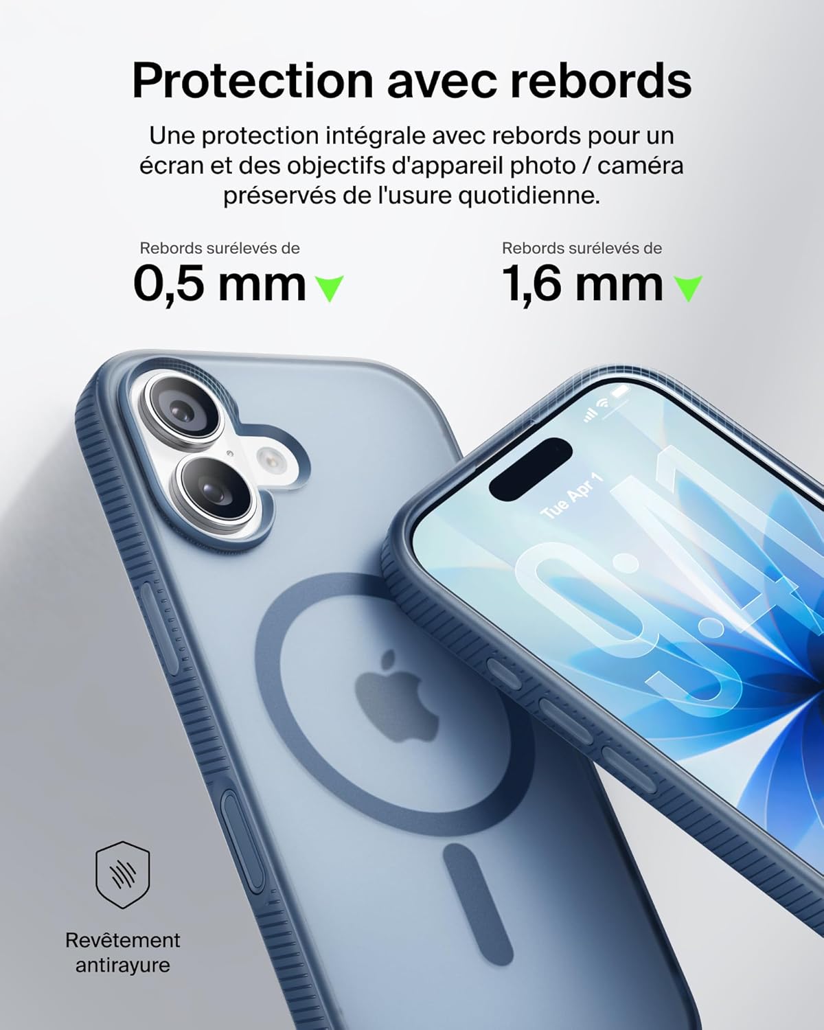 Thumbnail 5 de Belkin SheerForce Grip Coque iPhone 17 — protection légère, grip antidérapant et MagSafe