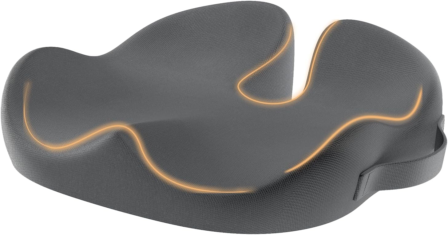 Detalle de ProtoArc Sitzkissen mit U-Form und Memory-Schaum – ergonomisches Kissen für Bürostuhl, Rollstuhl, Auto & Flugzeug