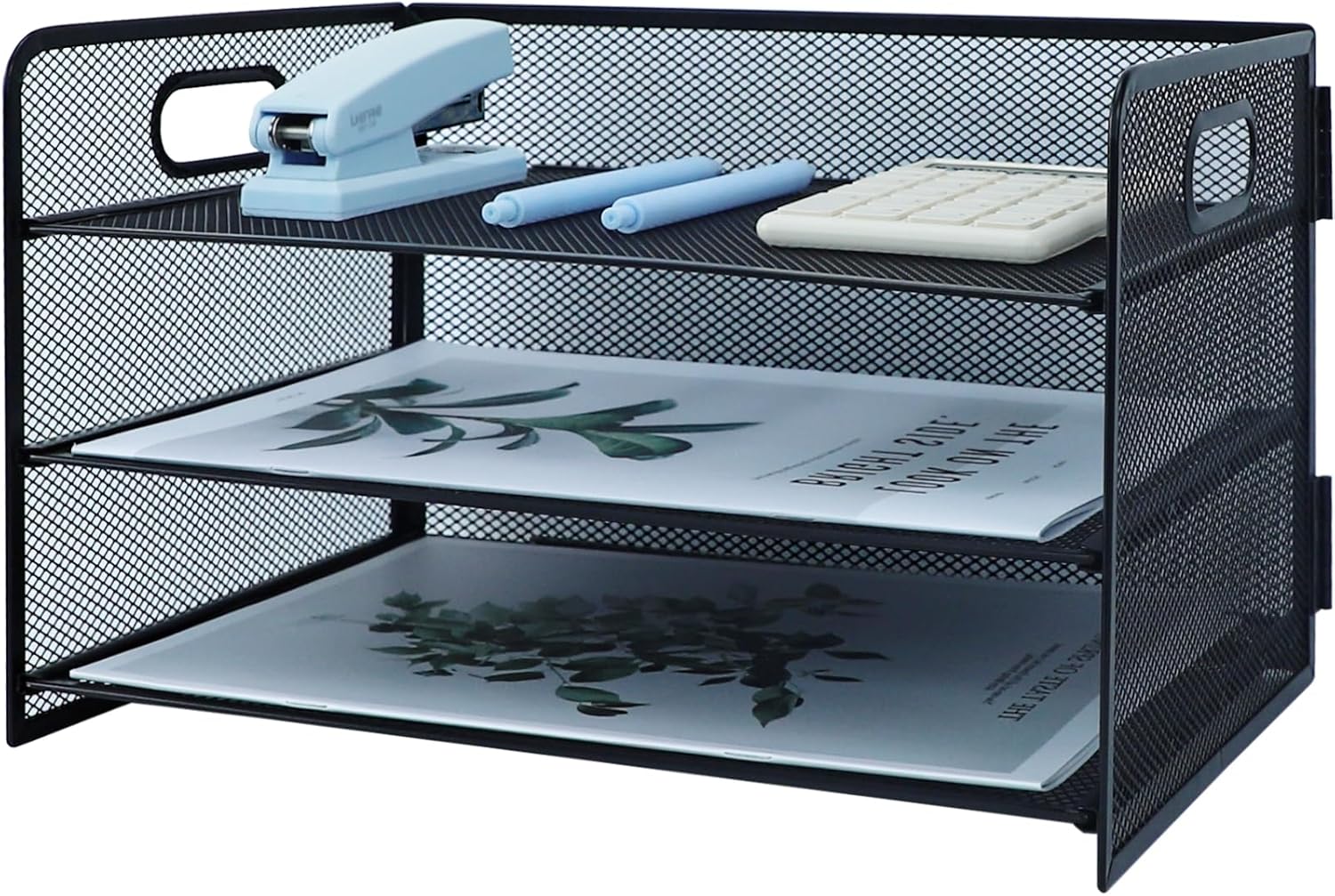 Detalle de HIHOBDAY 3 Tier Paper Organiser 32.5cm
