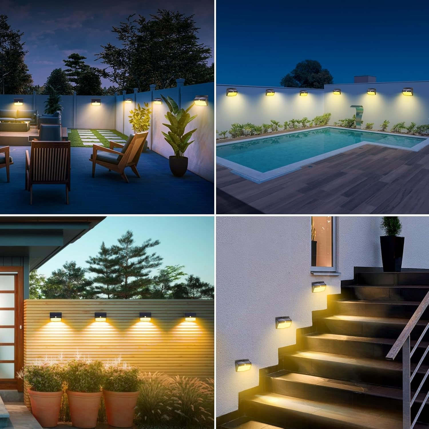 Thumbnail 5 de Peasur Warmweiß Solarlampen 138 LEDs