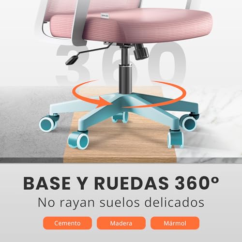 Thumbnail 8 de JUPPLIES Silla de Oficina Ergonómica 🪑 Ajustable y Reclinable