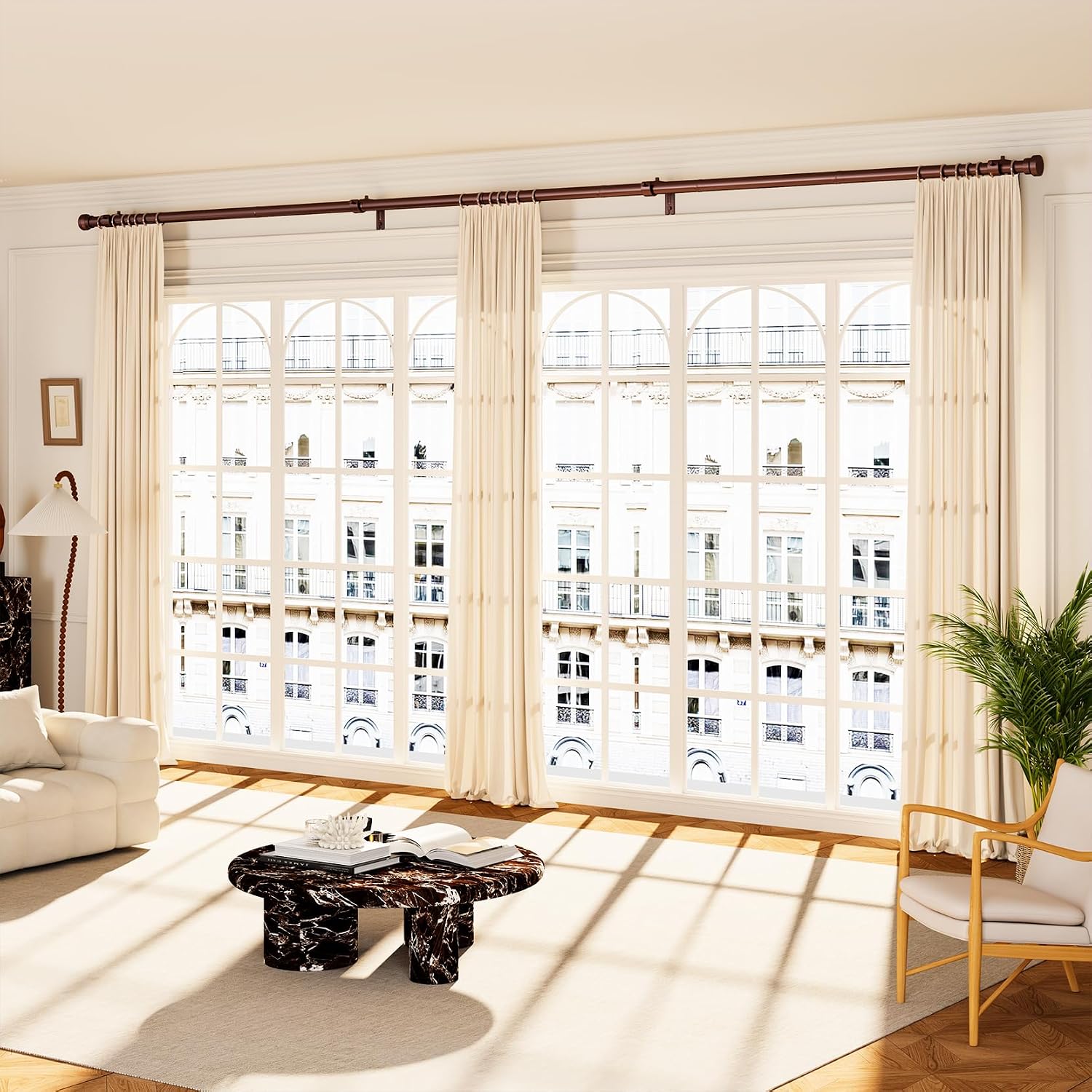 Detalle 2 de YaFex Curtain Rod 1-Inch